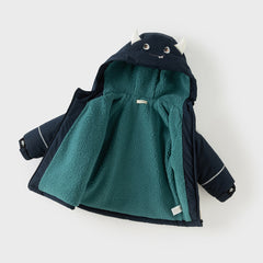 Dave&Bella Toddler Girls/Boys Warm Animal-style Outwear Hooded Fleece Padded Coats