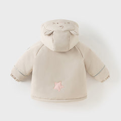 Dave&Bella Toddler Girls/Boys Warm Animal-style Outwear Hooded Fleece Padded Coats