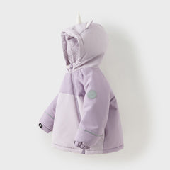 Dave&Bella Toddler Girls/Boys Warm Animal-style Outwear Hooded Fleece Padded Coats