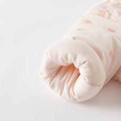 Dave&Bella Baby Girls Winter Sweet Pink Floral Print Soft Padded Rompers