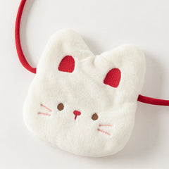 Dave&Bella Toddler Girls Cute Red Doll collar A-lined Padded Princess Dress(wallet bag)