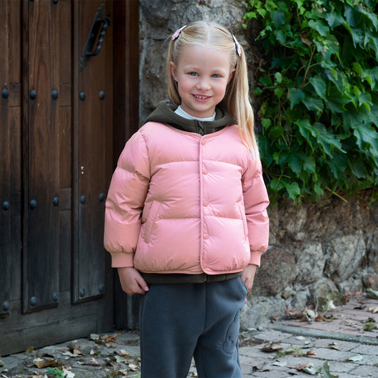 Dave&Bella Toddler Girls/Boys Winter Versatile Outwear Two-pieces Down Coats Sets