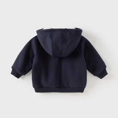 Dave&Bella Toddler/Kids Girls/Boys Multicolor Versatile Soft Long Sleeve Hooded Coats