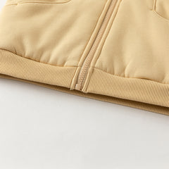 Dave&Bella Toddler/Kids Girls/Boys Multicolor Versatile Soft Long Sleeve Hooded Coats