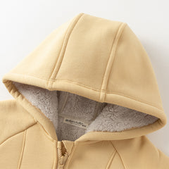 Dave&Bella Toddler/Kids Girls/Boys Multicolor Versatile Soft Long Sleeve Hooded Coats