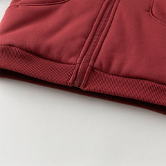 Dave&Bella Toddler/Kids Girls/Boys Multicolor Versatile Soft Long Sleeve Hooded Coats