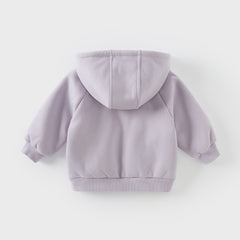 Dave&Bella Toddler/Kids Girls/Boys Multicolor Versatile Soft Long Sleeve Hooded Coats