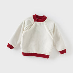 Dave&Bella Toddler Girls/Boys Red Turtle Cozy Fleece-lined Christmas Sweaters Tops