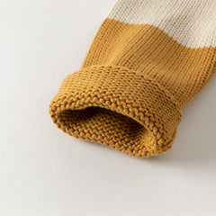 Dave&Bella Toddler Boys Casual Khaki Cute Dog Turtle Long-sleeved Sweaters Tops