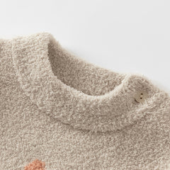 Dave&Bella Toddler Girls/Boys Cute Playful Animal Pullover Turtle Soft Cozy Sweaters