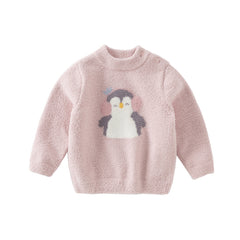 Dave&Bella Toddler Girls/Boys Cute Playful Animal Pullover Turtle Soft Cozy Sweaters