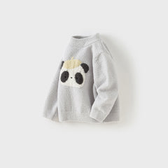 Dave&Bella Toddler Girls/Boys Autumn Soft Cute Animal Jacquard Chenille Sweater Tops