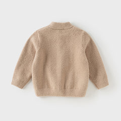 Dave&Bella Toddler Girls/Boys Autumn Soft Cute Animal Jacquard Chenille Sweater Tops