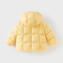Dave&Bella Toddler Girls Winter Charming Outdoor Windproof Hooded Cozy Down Coats