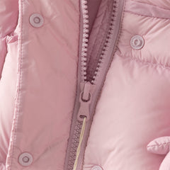 Dave&Bella Toddler Girls Winter Charming Outdoor Windproof Hooded Cozy Down Coats