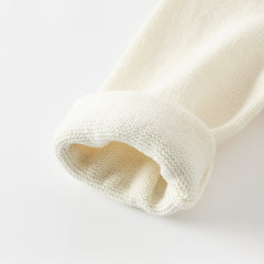 Dave&Bella Toddler Boys Casual Beige Long-sleeved Soft Pullover Sweaters Tops