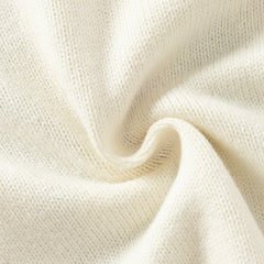 Dave&Bella Toddler Boys Casual Beige Long-sleeved Soft Pullover Sweaters Tops