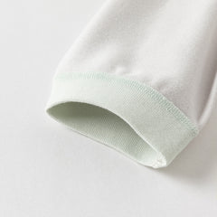 Dave&Bella Toddler Girls/Boys Autumn White/Grey Antibacterial Anti-mite Pajama Set