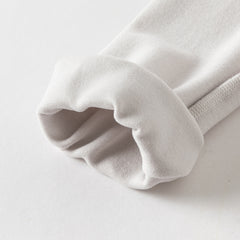 Dave&Bella Toddler Girls/Boys Autumn White/Grey Antibacterial Anti-mite Pajama Set