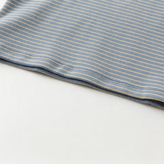 Dave&Bella Toddler Boys Autumn Blue/Green Striped Versatile T-shirts Tops