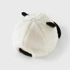 Dave&Bella Boys Winter Panda/Bear Style Plush Adjustable Dome Baseball Caps Hats