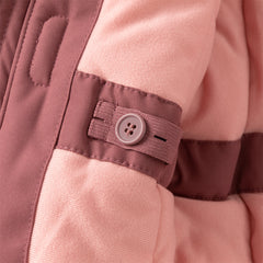 Dave&Bella Baby Girls/Boys Outdoor Windproof Plush-lined Padded Hooded Cozy Rompers