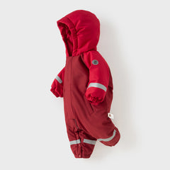 Dave&Bella Baby Girls/Boys Outdoor Windproof Plush-lined Padded Hooded Cozy Rompers