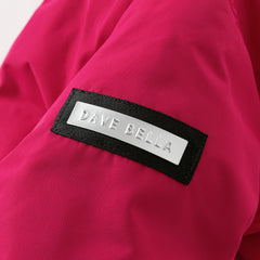 Dave&Bella Baby Girls/Boys Winter Rose/Green Windproof Hooded Down Rompers