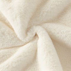 Dave&Bella Toddler Girls White Padded Windproof Hooded Capes