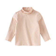 Dave&Bella Girls Autumn Toddler Pink/Green Cotton T-shirts Tops