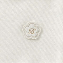 Dave&Bella Kids Girls Autumn Elegant Beige/Light Purple T-shirts Tops