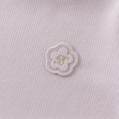 Dave&Bella Kids Girls Autumn Elegant Beige/Light Purple T-shirts Tops