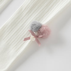 Dave&Bella Girls Autumn Cute White Park Footed Tights Leggings