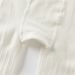 Dave&Bella Girls Autumn Cute White Park Footed Tights Leggings