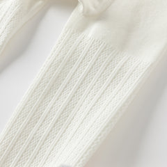 Dave&Bella Girls Autumn Cute White Park Footed Tights Leggings