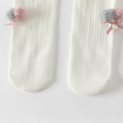 Dave&Bella Girls Autumn Cute White Park Footed Tights Leggings