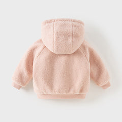 Dave&Bella Toddler Girls/Boys Winter Cute Animal-style Outwear Hooded Plush Padded Coat