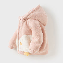 Dave&Bella Toddler Girls/Boys Winter Cute Animal-style Outwear Hooded Plush Padded Coat