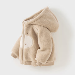 Dave&Bella Toddler Girls/Boys Winter Cute Animal-style Outwear Hooded Plush Padded Coat