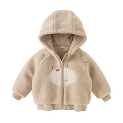 Dave&Bella Toddler Girls/Boys Winter Cute Animal-style Outwear Hooded Plush Padded Coat
