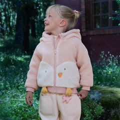 Dave&Bella Toddler Girls/Boys Winter Cute Animal-style Outwear Hooded Plush Padded Coat