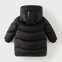 Dave&Bella Kids Girls/Boys Winter Cozy Mid-length Outwear Hooded Down Coats