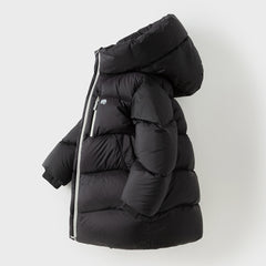 Dave&Bella Kids Girls/Boys Winter Cozy Mid-length Outwear Hooded Down Coats