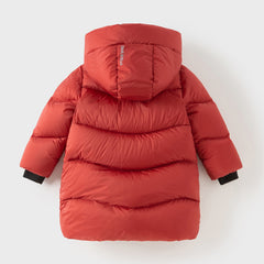 Dave&Bella Kids Girls/Boys Winter Cozy Mid-length Outwear Hooded Down Coats