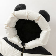 Dave&Bella Kids Boys Winter Cute Panda-shaped Outwear Hooded Mid-length Down Coats