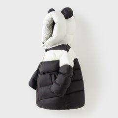 Dave&Bella Kids Boys Winter Cute Panda-shaped Outwear Hooded Mid-length Down Coats