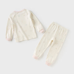 Dave&Bella Kids Girls/Boys Autumn Cute Cartoon Print Cozy Pajamas Sets