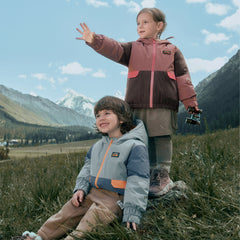 Dave&Bella Kids Girls/Boys Winter Warm Windproof Hooded White Duck Down Jacket