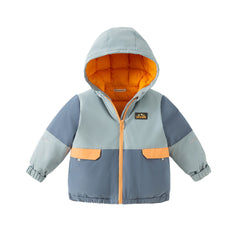 Dave&Bella Kids Girls/Boys Winter Warm Windproof Hooded White Duck Down Jacket