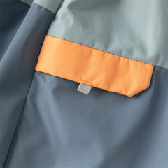 Dave&Bella Baby Girls/Boys Grey Blue/Grey Pink Long sleeve Waterproof Hooded Rompers